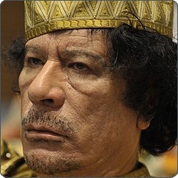 Rodzina Kadafiego jest w Algierii, a on...