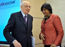 Giorgio Napolitano i Navi Pillay