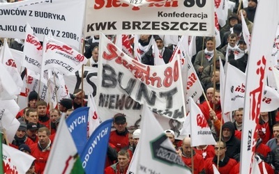 65 tys. zł strat po demonstracji górników