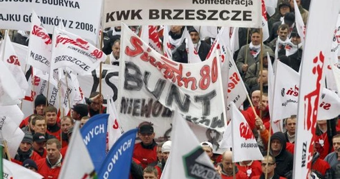 65 tys. zł strat po demonstracji górników