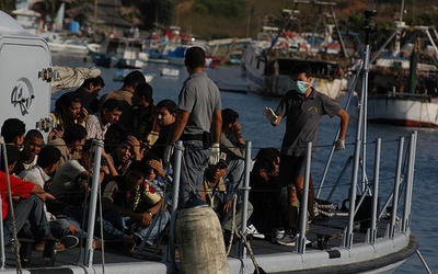 Chaos na Lampedusie
