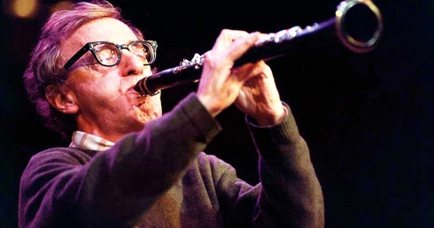 Nie wszyscy wiedzą, że Woody Allen jest także klarnecistą fot. PAP/Fiona HANSON