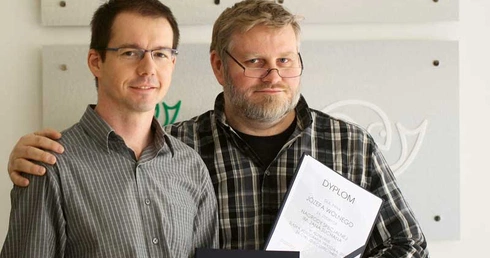 Od lewej: Roman Koszowski i Józef Wolny fot. Henryk Przondziono