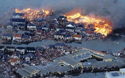 Miasto Natori w prefekturze Miyagi 11 marca prawie znikło z powierzchni ziemi. Po trzęsieniu ziemi zalała je fala ze wzburzonej rzeki Natori