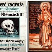 Plakaty, z reguły dwujęzyczne, były ważną częścią kampanii plebiscytowej. Po prawej plakat niemiecki, po lewej polski