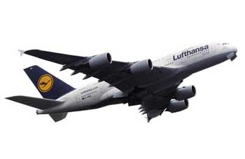 Airbus A380 w locie