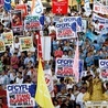 Demonstracja chrześcijan w Manilii