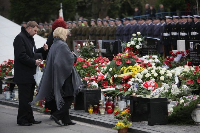 Oficjalne uroczystości na Powązkach