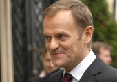 Premier Tusk  z wizytą na Ukrainie