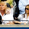 Donald Trump z żoną Melanią i synem Barronem