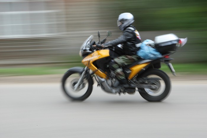 Pielgrzymi-motocykliści w Wadowicach