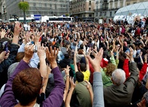 Wielka demonstracja na Puerta del Sol