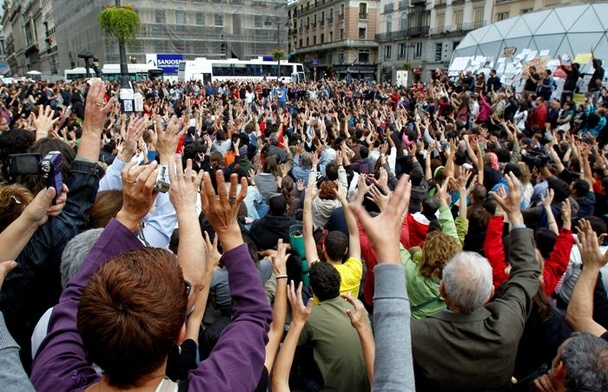 Wielka demonstracja na Puerta del Sol