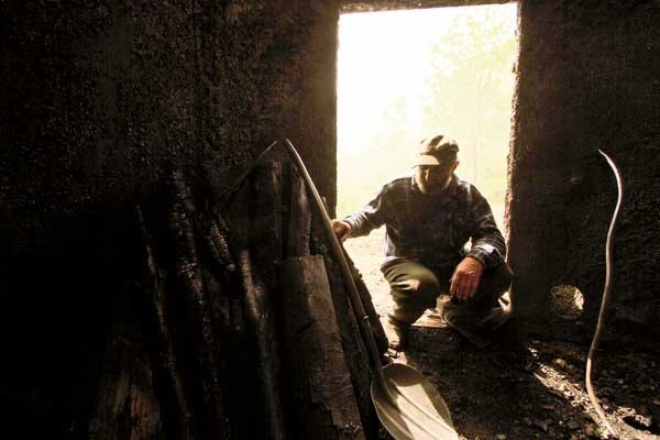 Pan Zygmunt we wnętrzu pieca – retorty