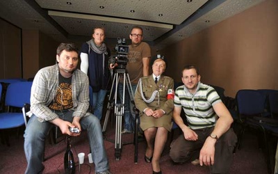 Ekipa studia Horyzont na planie filmu „Teraz i zawsze” 