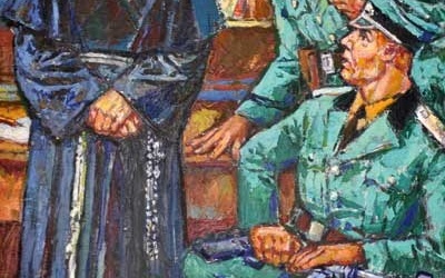Przesłuchanie przez esesmanów (obraz)