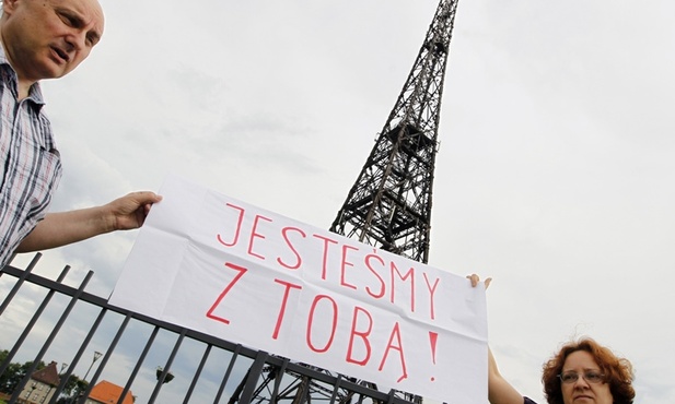 Gliwice: Były wiceprezydent zostaje… na maszcie