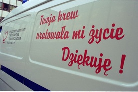 Kubica zachęca do oddawania krwi