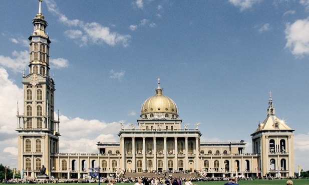 Ukraińskie dzieci w sanktuarium w Licheniu