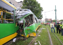 Poznań: Zderzyły się tramwaje