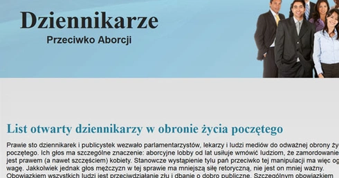 Dziennikarze też za życiem