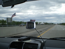 GPS prowadził go w paszczę lwa