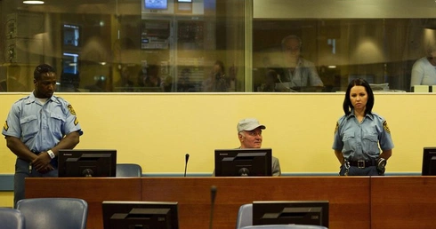 Mladić usunięty z sali trybunału w Hadze