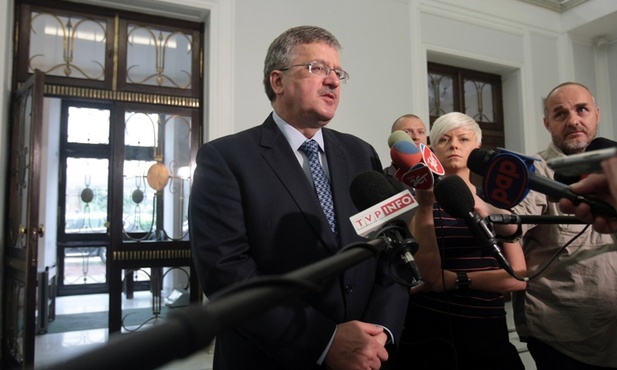Prezydent Bronisław Komorowski