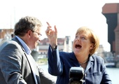 Towarzyski wypad Merkel do Gdańska