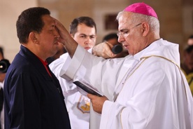Chávez przyjął sakrament chorych