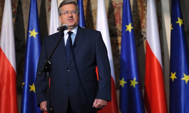 UE w polskiej konstytucji - prezydent dziękuje