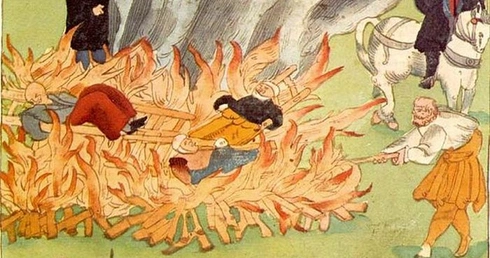 W Reszlu spalą czarownicę