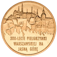 Pielgrzymkowa moneta kolekcjonerska