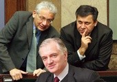Jarosław Gowin, Ludwik Dorn i Janusz Piechociński (z lewej) – to cały skład parlamentarnego zespołu „Debata”