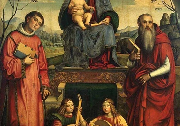 Francesco Francia, „Madonna z Dzieciątkiem i świętymi Wawrzyńcem i Hieronimem”