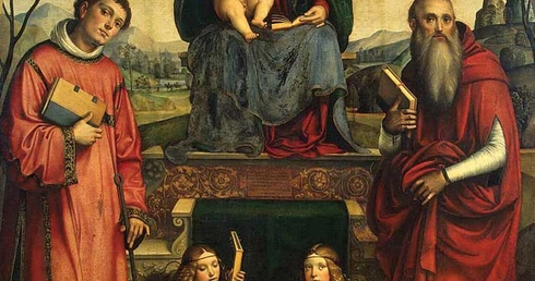 Francesco Francia, „Madonna z Dzieciątkiem i świętymi Wawrzyńcem i Hieronimem”