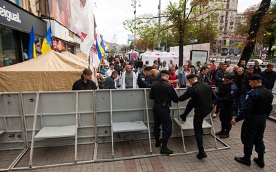 Zakaz zgromadzeń w centrum Kijowa