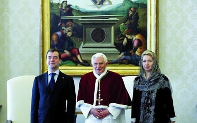 Audiencja, jakiej papież udzielił prezydentowi Rosji i jego małżonce, przebiegła w serdecznej atmosferze