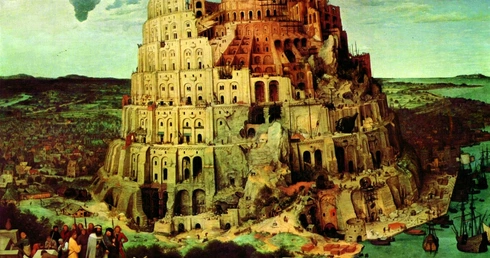 Pieter Breughel Starszy, "Wieża Babel".