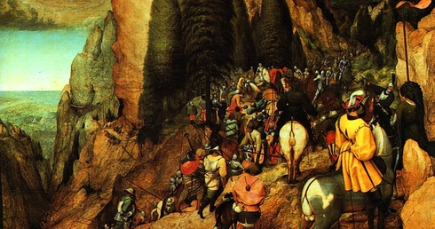Pieter Breughel Starszy, "Nawrócenie św. Pawła", olej na desce, 1567, Kunsthistorisches Museum, Wiedeń