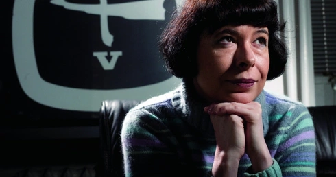 Wanda Zwinogrodzka, szefowa Teatru Telewizji.