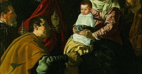 Diego Rodríguez de Silva y Velázquez, "Pokłon Trzech Króli".