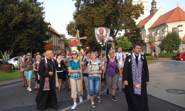 Wymarsz 400. Pielgrzymki Żywieckiej na Jasną Górę