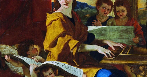 Nicolas Poussin, "Św. Cecylia".