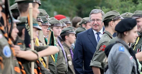 Prezydent w sto lat harcerstwa 