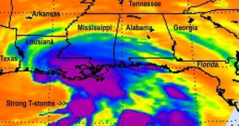 Lee osłabł, jest już depresją tropikalną
