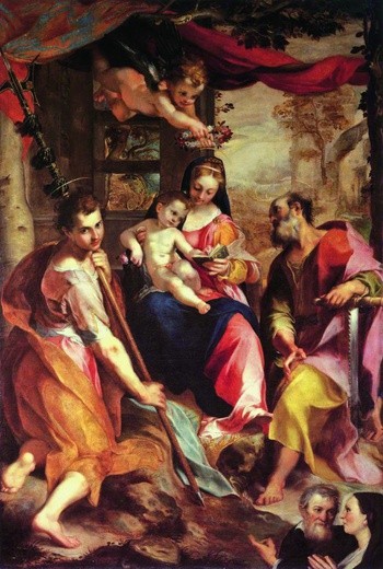 Federico Fiori Barocci, "Madonna ze św. Szymonem i św. Judą Tadeuszem".