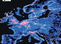 Liczba gwiazd widoczna gołym okiem w Europie