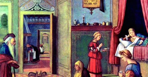 Vittore Carpaccio, „Narodziny Maryi”.