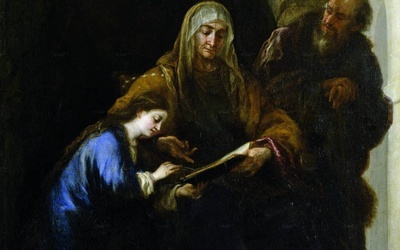 Juan Carreño de Miranda, „Św. Anna ucząca Maryję czytać”
